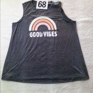 Good Vibes Tank New wo Tags